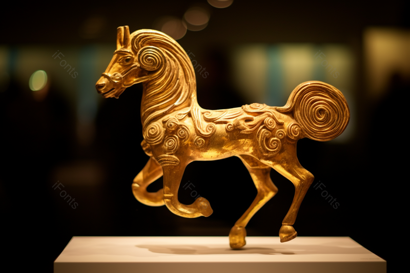 古代骏马雕塑雕刻物实拍摄影图,高清,摄影图,摄影图片,图片大全,摄影图免费下载
